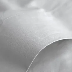 Coton Pur Drap plat Prémium Coton 180 x 290 Blanc New