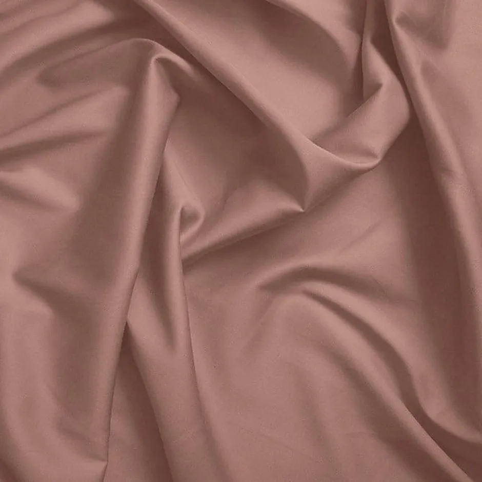 Coton Pur Drap plat Prémium 180x290 cm Vieux Rose New