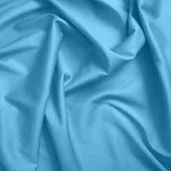 Coton Pur Drap plat Prémium 240 x 300 cm Turquoise Outlet