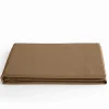 Coton Pur Drap plat Prémium Taupe 180 x 290 cm Best