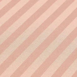 Homescapes Drap plat satin rayé en coton égyptien 330 fils taupe, 180x290 cm - Online