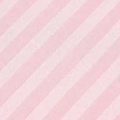 Homescapes Drap plat satin rayé en coton égyptien 330 fils rose, 270x300 cm - Sale