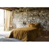 L'Effet Papillon Drap plat "Soline" toutes dimensions Lin lavé - Soline Caramel - 240 x 300 cm pour lit 2 places Sale