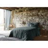 L'Effet Papillon Drap plat "Soline" toutes dimensions Lin lavé - Soline Ardoise - 240 x 300 cm pour lit 2 places Sale