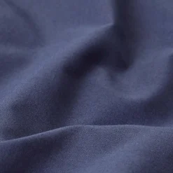 Homescapes Drap plat uni 100 % coton égyptien 200 fils bleu marine, 180x290 cm -