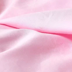 Homescapes Drap plat uni 100 % coton égyptien 200 fils rose, 275x275 cm - Outlet