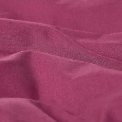 Homescapes Drap plat uni 100 % coton égyptien 200 fils bordeaux, 230x255 cm -