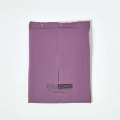 Homescapes Drap plat uni 100 % coton égyptien 200 fils violet, 240x300 cm -