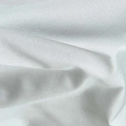 Homescapes Drap plat uni 100 % coton égyptien 200 fils gris argent, 180x290 cm -