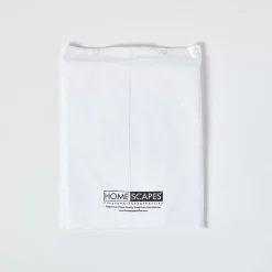 Homescapes Drap plat uni 100 % coton égyptien 200 fils blanc, 275x275 cm - Discount