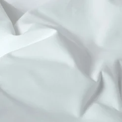 Homescapes Drap plat uni 100 % coton égyptien 200 fils blanc, 270x300 cm -