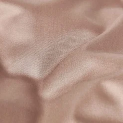 Homescapes Drap plat uni en coton égyptien bio 400 fils marron, 240x300 cm -
