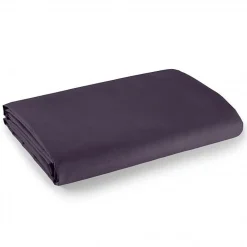 Univers Décor Drap plat 100% coton prune 180x290 cm
