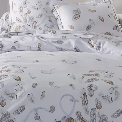 Linnea Drap plat 180x290 cm Percale pur coton PLUMES Sale