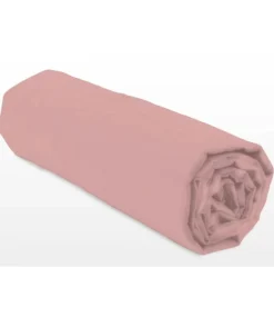 Lovely Home Drap-housse - - LH71631 - 160x200+25 cm - Rose Discount