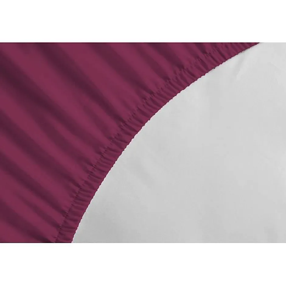Lovely Home Drap-housse - - LH71616 - 140x190+25 cm - Fuchsia