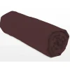 Lovely Home Drap-housse - - LH71599 - 160x200+25 cm - Marron