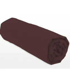 Lovely Home Drap-housse - - LH71599 - 160x200+25 cm - Marron