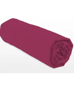 Lovely Home Drap-housse - - LH71617 - 90x190+25 cm - Fuchsia