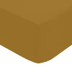 Atmosphera Créateur D'Intérieur Drap-housse - percale - mordoré - 180x200 cm - Atmosphera