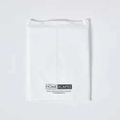 Homescapes Drap-housse blanc 100% coton égyptien 200 fils 140 x 200 cm -