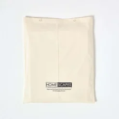 Homescapes Drap-housse crème 100% coton égyptien 200 fils 90 x 190 cm -