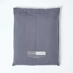 Homescapes Drap-housse en lin lavé gris - 180 x 200 cm -