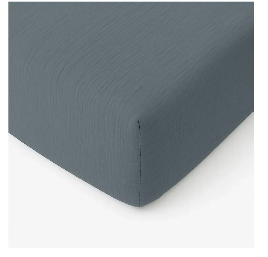 Eden Drap-housse Gaze de coton lavé Douce New