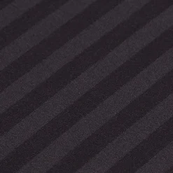 Homescapes Drap-housse rayé 120 x 190 cm 100% coton égyptien 330 fils coloris noir -