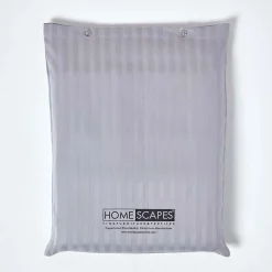 Homescapes Drap-housse rayé 120 x 190 cm 100% coton égyptien 330 fils coloris gris - Online