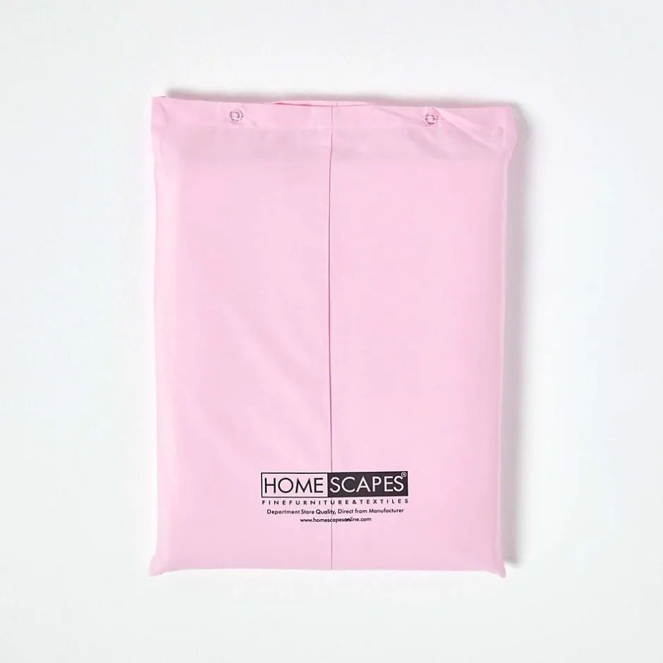 Homescapes Drap-housse rose 100% coton égyptien 200 fils 90 x 190 cm -