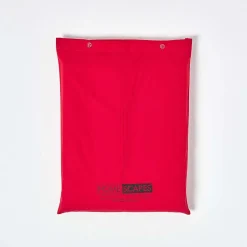 Homescapes Drap-housse rouge 100% coton égyptien 200 fils 140 x 200 cm - Sale