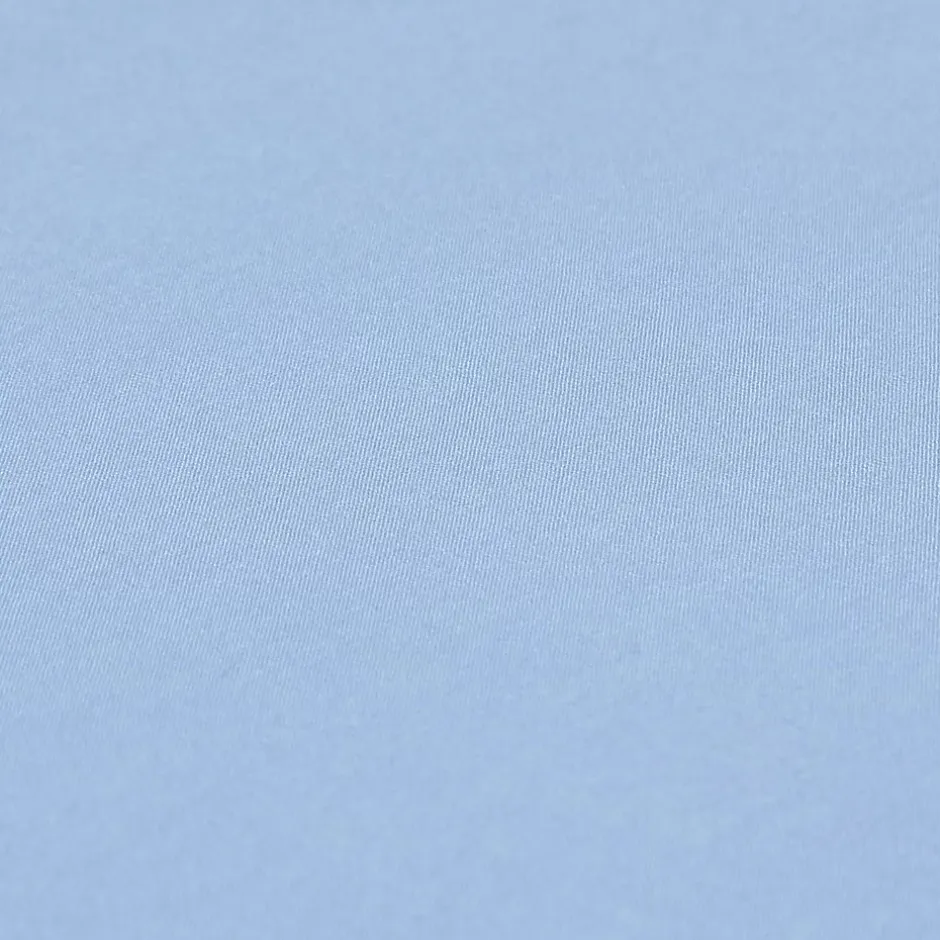 Homescapes Drap-housse uni 90 x 190 cm 100 % coton égyptien 200 fils coloris bleu - Clearance