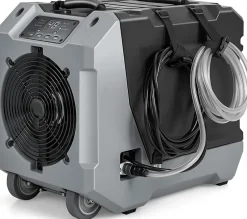 Giantex Déshumidificateur 85 L jour Déshumidificateur Mobile avec Dégivrage Automatique Minuterie 24H Tuyau de drainage Pompe Noir
