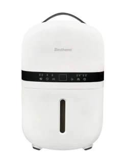 Bestherm Déshumidificateur d'air - Nova 5L/jour, réservoir amovible, filtre à charbon actif, ioniseur intégré
