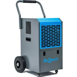 Hexwelt Déshumidificateur d'air industriel 50L/24H réservoir 5.5L absorbeur d'humidité 1 pièce.