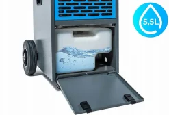 Hexwelt Déshumidificateur d'air industriel 70L/24H réservoir 5.5L absorbeur d'humidité 1 pièce.