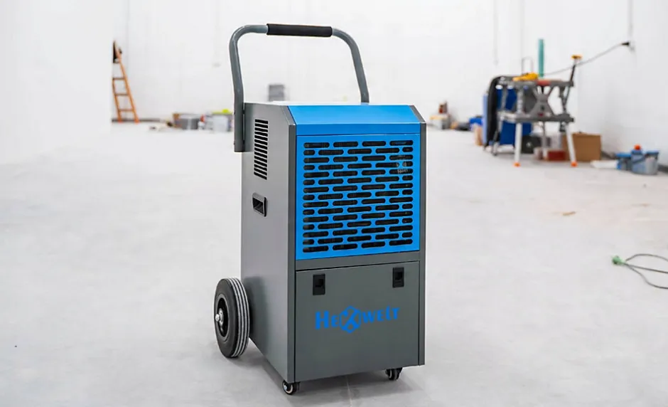 Hexwelt Déshumidificateur d'air industriel 70L/24H réservoir 5.5L absorbeur d'humidité 1 pièce.