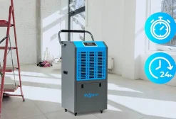 Hexwelt Déshumidificateur d'air industriel 138L/24H réservoir 10L absorbeur d'humidité 1 pièce.