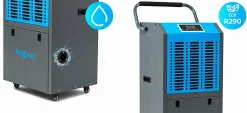 Hexwelt Déshumidificateur d'air industriel 138L/24H réservoir 10L absorbeur d'humidité 1 pièce.