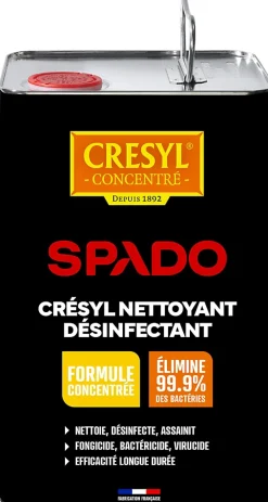 Spado Désinfectant bactéricide fongicide 5L, Crésyl Sale
