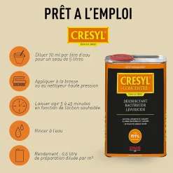 Spado Désinfectant bactéricide fongicide 1L, Cresyl Online