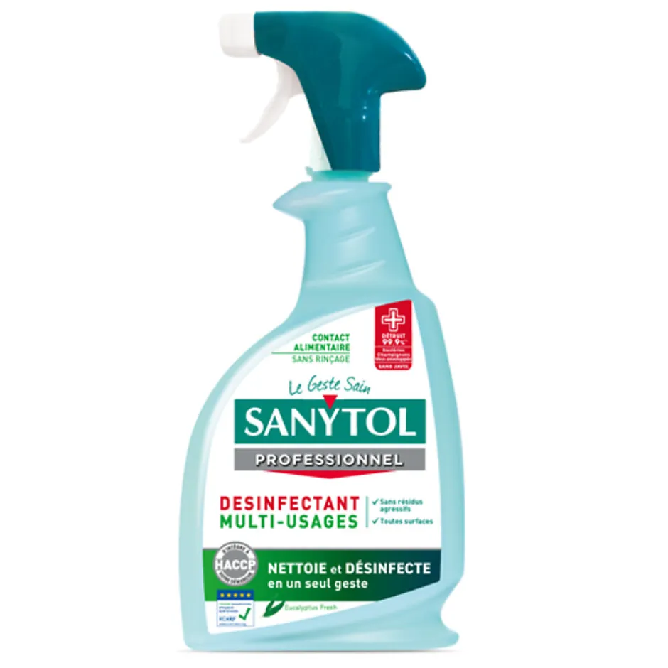 Sanytol Désinfectant multi-usages eucalyptus 0,75L