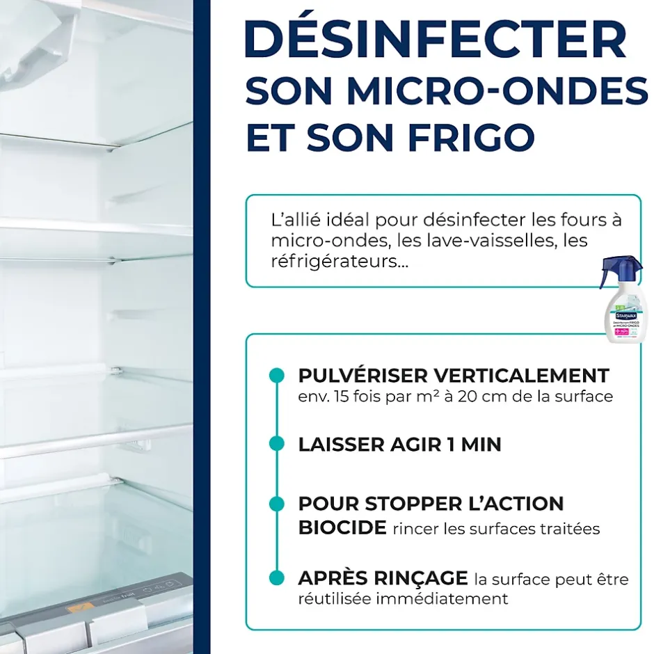 Starwax Désinfectant réfrigérateur micro-ondes 250ml Hot