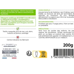 Starwax Détachant terre de Sommières, pot de 200g,