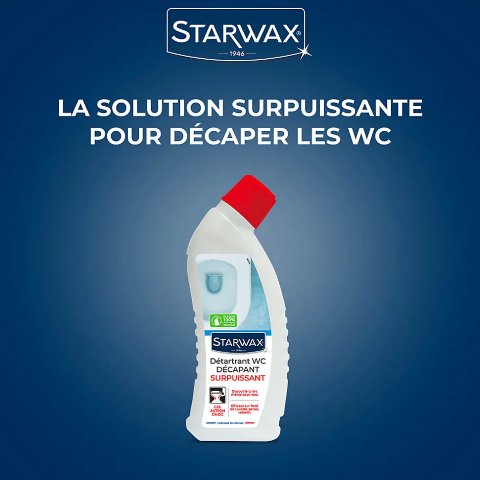 Starwax Détartrant gel WC bec directionnel 750g