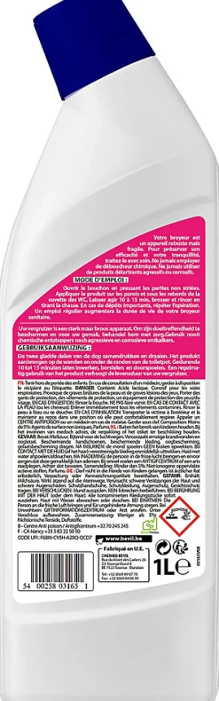 FULGURANT SANITAIRE Détartrant sanitaire pour broyeur 1l