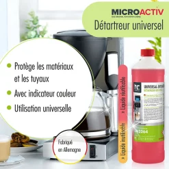 Höfer Chemie Détartrant Universel Microactiv Avec Indicateur De Couleur Pour Machines À Café Entièrement Automatiques En Bidon De 96 x 5 L