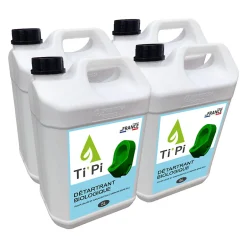 Ti'Pi Détratrant biologique pour valve et canalisations - WC et Urinoir - 4x5L