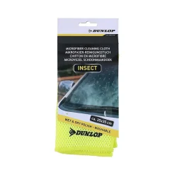Dunlop Chiffon Microfibre Anti-Insectes 35x35cm 290gsm - Lavable & Réutilisable, Nettoyage Efficace Pare-Brise & Carrosserie Best